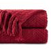 Gracie Oaks Mugsy Knit Zig Zag Chenille Throw Blanket Polyester in Black | 96 W in | Wayfair 4D5404F355F1468A916B8F7DF2350BAE