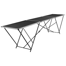 vidaXL Tapeziertisch Klappbar MDF und Aluminium 300×60×78 cm Image
