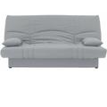 Banquette clic clac 3 places - Tissu gris clair - Style Contemporain - L 190 x P92 cm - DREAM