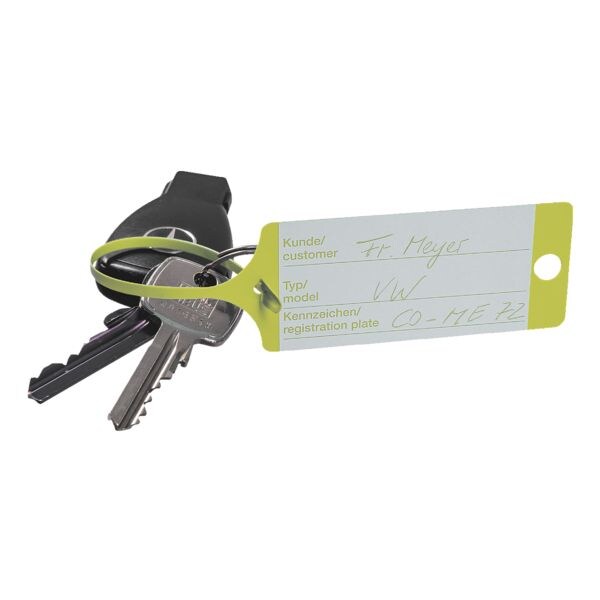 EICHNER 5 Pack je 100 PP-Schlüsselanhänger gelb Image