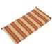 Blazing Needles 51-inch Striped All-Weather Bench Cushion