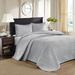 Madison Park Mansfield Reversible Oversized 3-piece Solid Texture Bedspread Quilt Set with Matching Shams