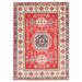 ECARPETGALLERY Hand-knotted Finest Gazni Red Wool Rug - 4'11 x 7'0