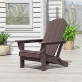 Polytrends Laguna All Weather Poly Outdoor Adirondack Chair - Foldable