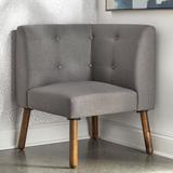 Simple Living Wood Fabric Playmate Corner Chair