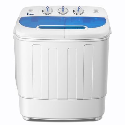 10.4Lbs/13Lbs/16Lbs Semi-automatic Twin Tube Portable Clothes Washer Machine
