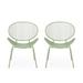 Elloree Outdoor Dining Chairs (Set of 2) by Christopher Knight Home