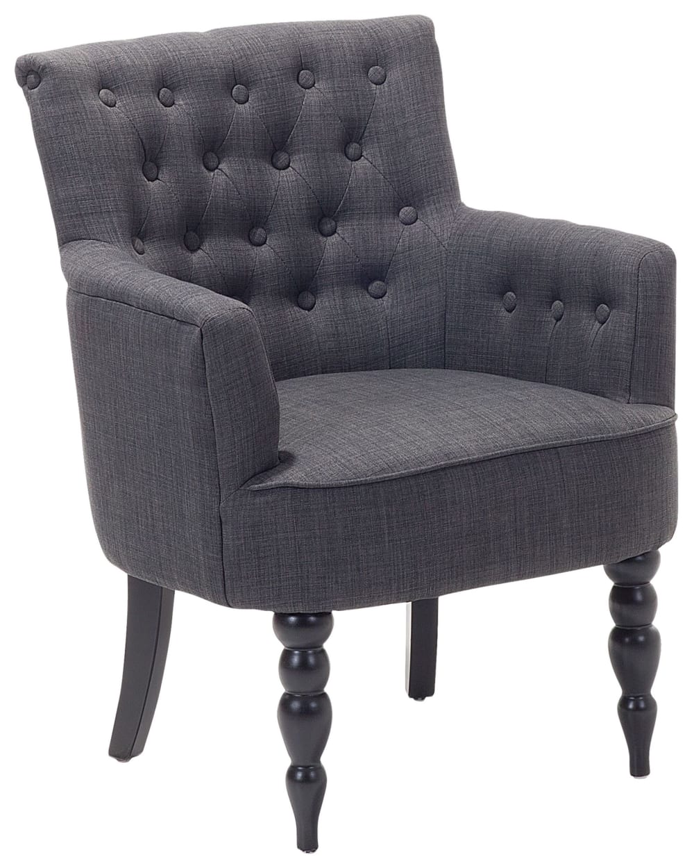 Fauteuil en tissu gris H85