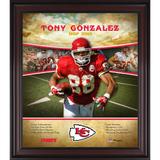 Tony Gonzalez Kansas City Chiefs Framed 15" x 17" Hall of Fame Career Profile