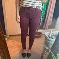 American Eagle Outfitters Jeans | Aeo High Rise Jegging Skinny Jean Denim Legging S | Color: Purple/Red | Size: 4