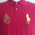 Polo By Ralph Lauren Shirts | Men's "Polo Ralph Lauren" Polo Shirt | Color: Gold/Red | Size: M