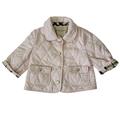 Burberry Jackets & Coats | Burberry Dusty Rose Quilted Infant Coat | Color: Pink/Tan | Size: 6m