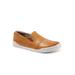 Wide Width Women's Alexandria Loafer by SoftWalk in Camel Leather (Size 8 W)