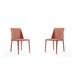 Paris Clay Saddle Leather Dining Chair (Set of 4) - Manhattan Comfort 2-DC032-CY