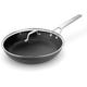 MSMK Frying Pan with Lid 30cm Nonstick Egg Omelet Skillet, Titanium and Diamond Non Stick Coating, Fast Induction Heating, Ceramic/Gas Cooktops/Oven Safe Dishwasher Safe