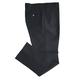 Marc-Darcy Mens Formal Smart Jacquard Dressy Tapered Leg Trousers Max - Black