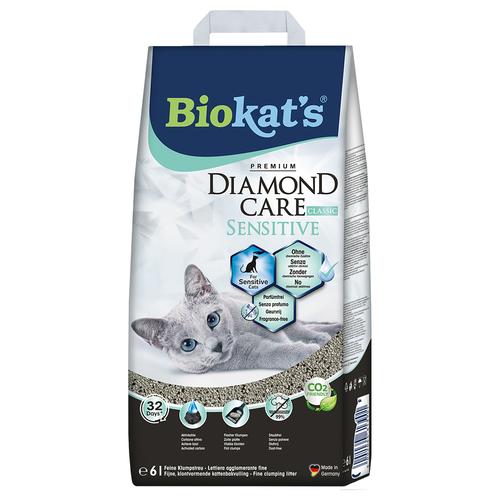 2x6 l Biokat's Diamond Care Sensitive Classic Katzenstreu
