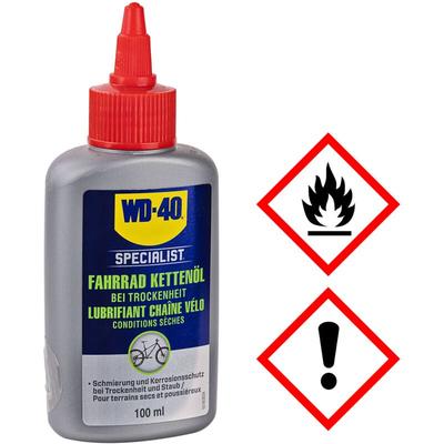 Wd-40 - Bike Fahrrad Kettenöl Trocken 100ml Fahrradkettenöl Fahrradöl