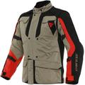 Dainese Alligator Tex Giacca tessile moto, nero-marrone, dimensione 58