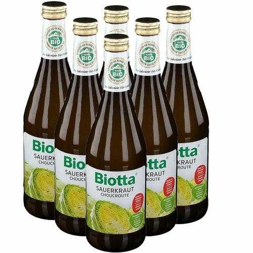 Biotta Bio Sauerkraut, Saft 6x500 ml