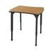 Marco Apex Series Manufactured Wood 30" Adjustable Height Collaborative Desk Wood/Metal in Brown | 30 H x 28 W x 24 D in | Wayfair 38-2310-77-BLK