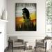 Clicart Leaf Peeper by Ryan Fowler - Print on Canvas in Black/Green | 72 H x 54 W x 1.25 D in | Wayfair GWA12014K8