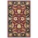 Black 99 x 0.63 in Area Rug - Fleur De Lis Living Alger Oriental Handmade Tufted Wool Burgundy/Area Rug Wool | 99 W x 0.63 D in | Wayfair CL239B-9