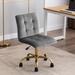 Everly Quinn Udell Task Chair Upholstered in Gray | 34 H x 21.75 W x 21.75 D in | Wayfair 8A14EF74026645269321D15C0754B22A