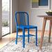 Wade Logan® Carouthers Metal Indoor-Outdoor Chair Metal | 33.25 H x 15.5 W x 20 D in | Wayfair LTDR1318 40030182