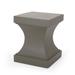 Athena Outdoor Modern Lightweight Concrete Side Table by Christopher Knight Home