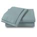 Eider & Ivory™ 100% 300TC Ultra-Soft & Silky Wrinkle-Resistant Sheet Set 100% Cotton/Sateen in Green/Blue | Full | Wayfair