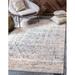 Gray 73 x 0.25 in Area Rug - Alcott Hill® Corteney Oriental Area Rug Chenille/Polypropylene | 73 W x 0.25 D in | Wayfair