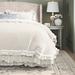 One Allium Way® Esai Microfiber Comforter Set Microfiber in White | Full/Queen Comforter + 2 Standard Shams | Wayfair