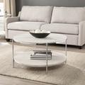 Mercer41 Stamper Coffee Table w/ Storage Wood/Metal in Gray | 18.5 H x 33.25 W in | Wayfair 1256484CD73F4CD4A933488090D30A1A