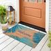 Bay Isle Home™ Fair Palm Border Non-Slip Outdoor Door Mat Coir | Rectangle 1'6" x 2'6" | Wayfair 10747C41F18E47BE925791CADAFDC04E