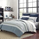 Nautica Lansier Cotton Grey Duvet Cover Set