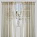 Everly Quinn Velvet Geometric Room Darkening Grommet Curtain Panels Polyester in White | 96 H x 54 W in | Wayfair 1A305C927DC14058945A72A4C11EC202