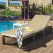 Latitude Run® Outdoor PE Rattan Back Height Adjustable Lounge Chaise in, Brown Wicker/Rattan | Wayfair A68A30BE7EC04126A34D1C8C71013FB9