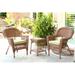 August Grove® Byxbee 3 Piece Seating Group w/ Cushions Synthetic Wicker/All - Weather Wicker/Wicker/Rattan | Outdoor Furniture | Wayfair