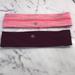 Lululemon Athletica Accessories | Lululemon Pink& Maroon Headbands | Color: Pink/Purple | Size: Os