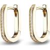 Jette Creolen 925er Silber gold Damen