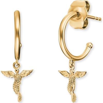 Engelsrufer Creolen 925er Silber gold Damen Image