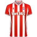 Stoke City FC Men's Home Football Shirt 2020-2021 (S) Red/White