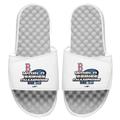 Men's ISlide White Boston Red Sox 2004 World Series Champions Throwback Slide Sandals