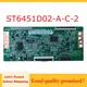 ST6451D02-A-C-2 T Con Board pour TV B55A758U. .. Etc. Carte d'affichage de ST6451D02-A-C-2 de