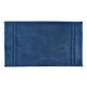 Tapis de bain 70x120 bleu indigo en coton