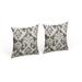 Elizabeth Ikat 17-inch Outdoor Accent Pillow, (Set of 2) by Havenside Home