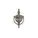 Deltana Traditional 6" Tall Urn Drop Bail Door Knocker with 180