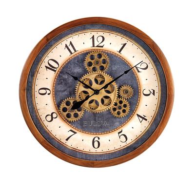 Bulova C4835 Gears in Motion Wall Clock