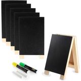 Chalkboard Easel Stand with Liquid Chalk Markers and White Chalk (2 Pack)